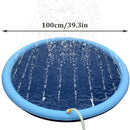 Tapete Spray Dobrável para Pets, Piscina de Banho para Cachorro