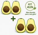 Kit 4 Abacate Catnip Brinquedo Interativo Erva para Gato Pet