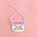 Conjunto de Chapéu de Aniversário e Bandana para Cachorro!