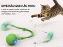 Bola Automática Interativa para Gatos com Cauda Falsa