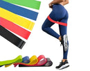 Kit com 5 Faixas Elásticas de Resistência – Ideal para Yoga, Pilates e Treinos Funcionais
