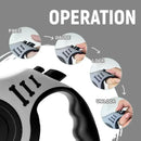 Guia Retrátil para Pets 5 Metros – Resistente com Trava, Suporta até 11,3 kg (Cães e Gatos)