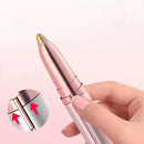 Depilador Elétrico Portátil – Caneta para Sobrancelhas, Nariz e Pelos Faciais, Recarregável via USB