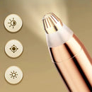 Depilador Elétrico Portátil – Caneta para Sobrancelhas, Nariz e Pelos Faciais, Recarregável via USB