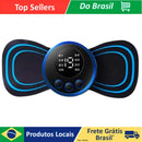 Mini Massageador Portátil EMS – Alívio de Dores no Pescoço e Corpo, Prático e Eficiente