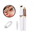 Depilador Elétrico Portátil – Caneta para Sobrancelhas, Nariz e Pelos Faciais, Recarregável via USB