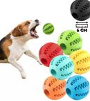 Mordedor Bola Multifuncional Porta Petisco 6CM