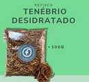 Tenébrio Desidratado (Petisco para roedores, hamster, aves e répteis)