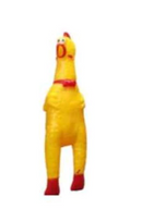 Kit 12 Brinquedo P/ Cães Frango Galinha 16 Cm