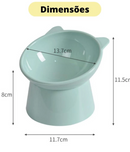 Comedouro e Bebedouro de Gatinho Elevado