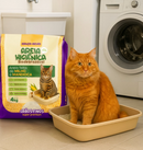 Areia Higiênica Biodegradável Espaço do Bicho Grãos Finos 4kg-16kg – Milho e Mandioca (100% Natural)
