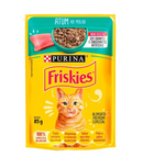 Kit 15 unid Sachê Friskies Alimento Úmido Gatos