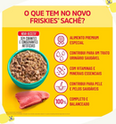 Kit 15 unid Sachê Friskies Alimento Úmido Gatos