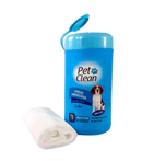 Lenços Umedecidos Macho Pet Clean para Cães e Gatos - 75 Unidades