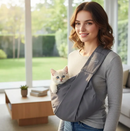 Bolsa De Transporte Pet Sling Canguru para Cães e Gatos