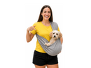Sling Pet De Vestir | Carregador Pet | Cães | Gatos - Cinza
