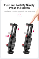 Suporte Tripé Smartphone, 2 Sapatas + Garra 360° Ajustável (iPhone/Android)