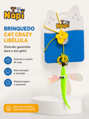 Brinquedo Libélula Interativo para Gatos, Diversão e Exercício