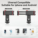 Suporte Tripé Smartphone, 2 Sapatas + Garra 360° Ajustável (iPhone/Android)