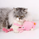 Brinquedo de polvo em pelúcia com corda para pets – resistente a mordidas, divertido e interativo, adequado para uso interno e externo