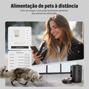 Alimentador Automático Newpet 2L para Pets – Smart Feeder com APP Tuya, Ideal para Cães e Gatos de Pequeno e Médio Porte