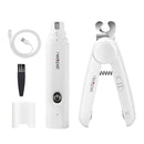 Aparador Elétrico 2 em 1 Newpet para Unhas de Pets – Recarregável via USB, Lixadeira e Cortador para Cães e Gatos