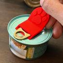 Abridor de latas para pets – design ergonômico com pegada antiderrapante, seguro para abrir alimentos de gatos e cães, feito em plástico resistente para uso na cozinha