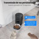 Alimentador Automático Newpet 2L para Pets – Smart Feeder com APP Tuya, Ideal para Cães e Gatos de Pequeno e Médio Porte
