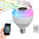 Alto-falante LED 12W Bluetooth com controle remoto com luz colorida
