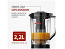 Liquidificador Mondial Turbo Power L-99 FB Preto com 3 Velocidades, Filtro, 550W – 110V