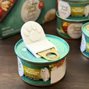 Abridor de latas para pets – design ergonômico com pegada antiderrapante, seguro para abrir alimentos de gatos e cães, feito em plástico resistente para uso na cozinha