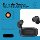 Fone de Ouvido Redmi Buds 6 Play TWS Bluetooth 5.4, 20h de Reprodução e Resistência