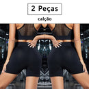 Shorts Feminino de Yoga e Academia – Cintura Alta, Modela o Quadril, Super Elástico e Respirável