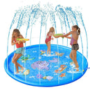 Piscina Inflável com Chafariz 170cm – Tapete de Água para Crianças, Brinquedo de Verão