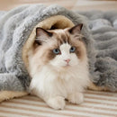 Tapete de pelúcia para gatos, sofá para animais de estimação, almofada de dormir, camas de inverno