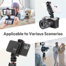 Suporte Tripé Smartphone, 2 Sapatas + Garra 360° Ajustável (iPhone/Android)