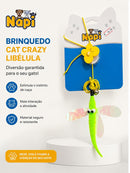Brinquedo Libélula Interativo para Gatos, Diversão e Exercício
