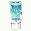 Garrafa de Água para Cachorro à Prova de Vazamentos com Recipiente de Ração