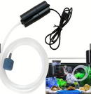 Bomba De Oxigênio/Ar Compressor Filtro USB Portátil Para Aquario De Peixes 12v Silencioso