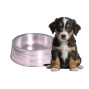 Kit com 2 unidades comedouro pesado de alumínio